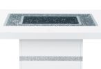 ARIYA WHITE BAR TABLE AND BAR STOOL SET